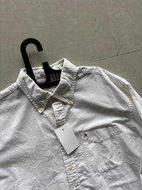TOMMY HILFIGER COTTON LINEN SHIRT - L