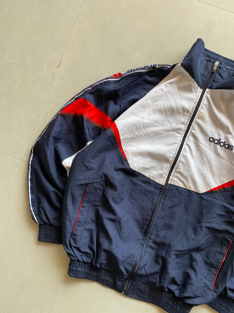 90s ADIDAS BIG LOGO JACKET - L