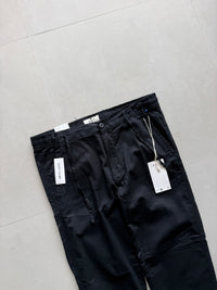 H&M BLACK LINEN PANT - L