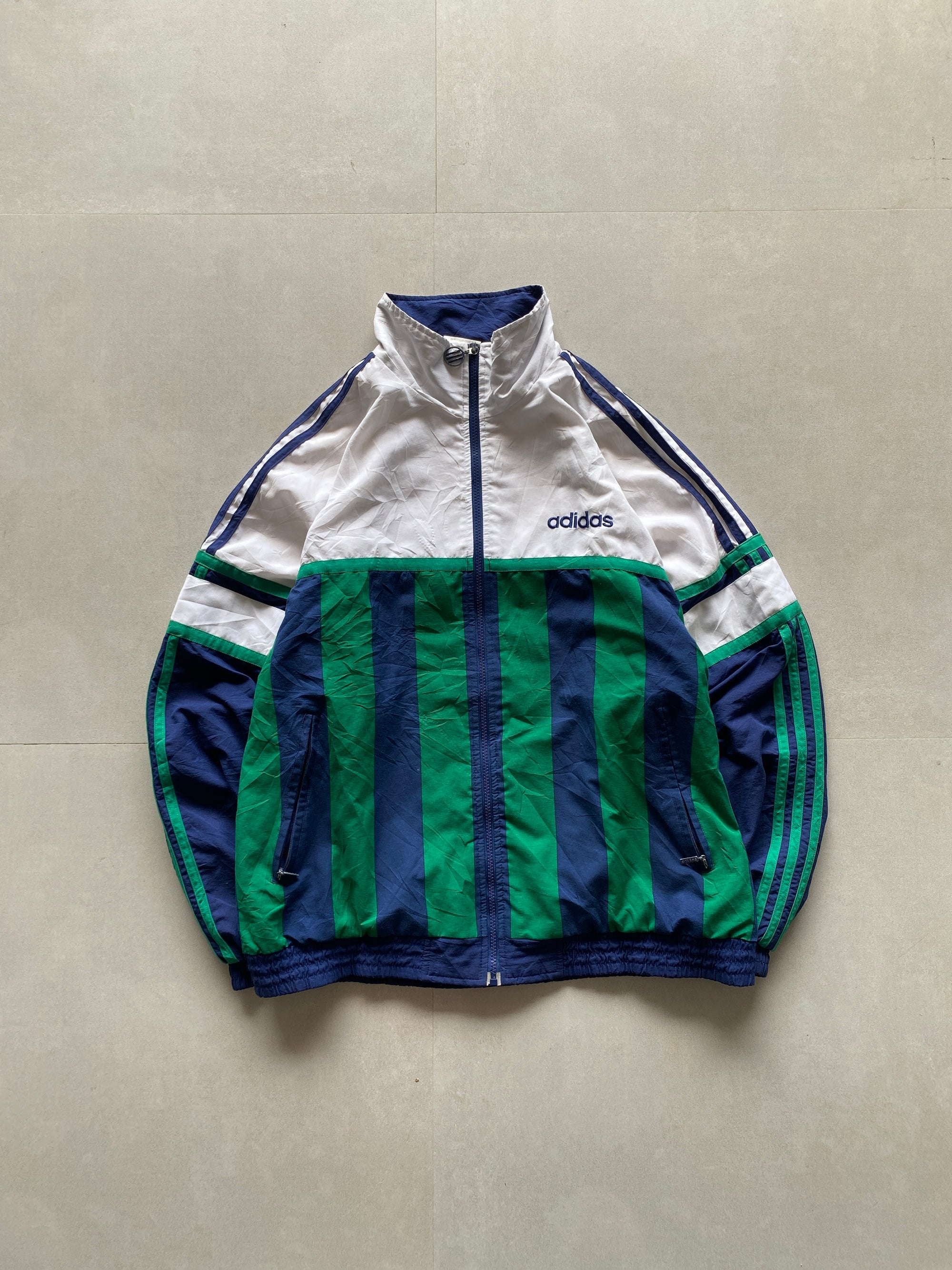 90s ADIDAS BIG LOGO JACKET - L