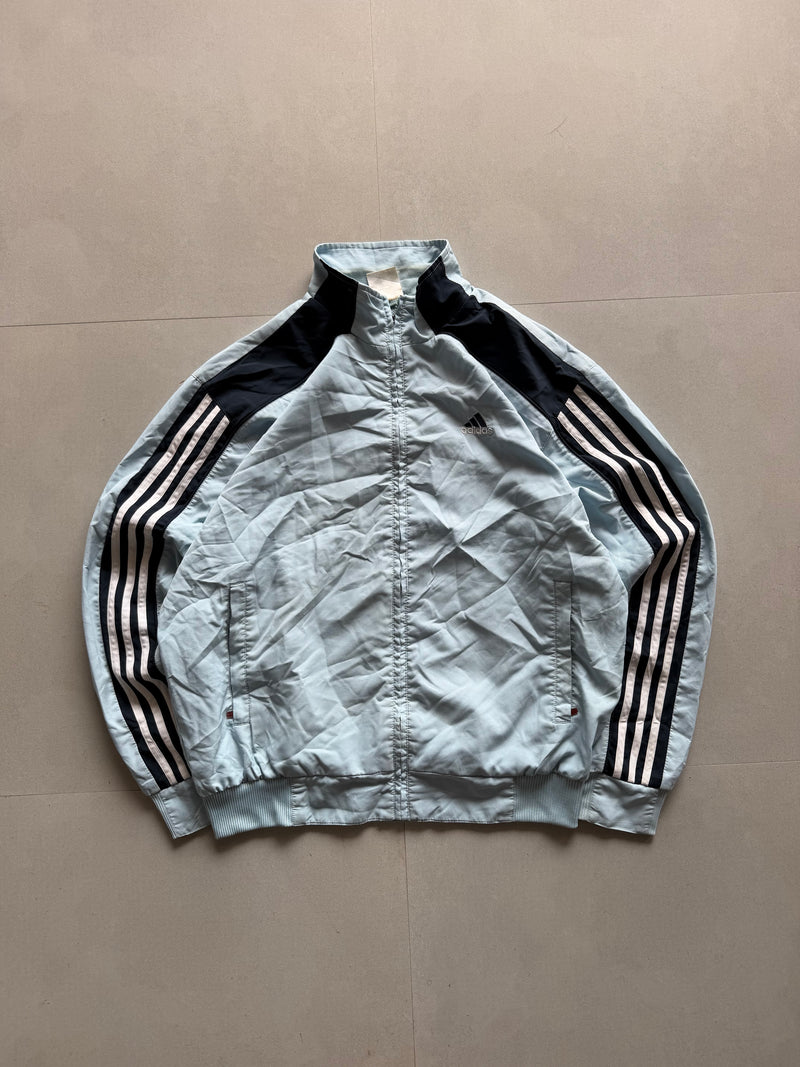 VINTAGE ADIDAS STRIPED JACKET - L