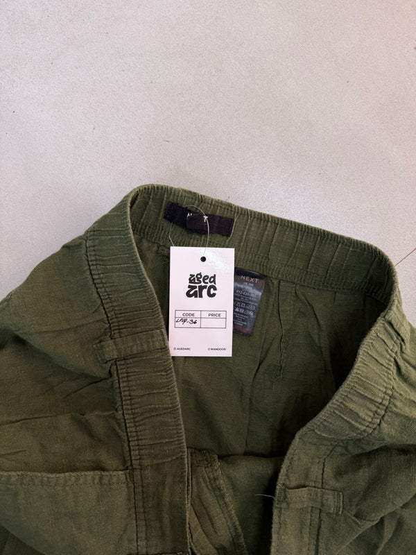 LNP5 NEXT BAGGY LINEN PANT - L