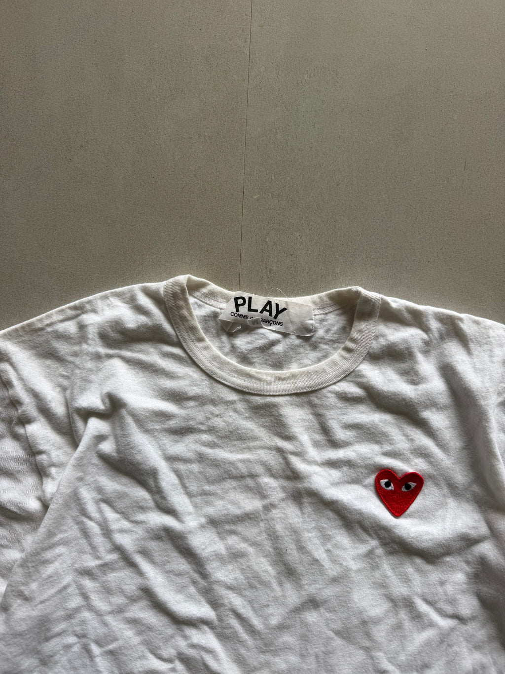CDG LOGO TEE - XS