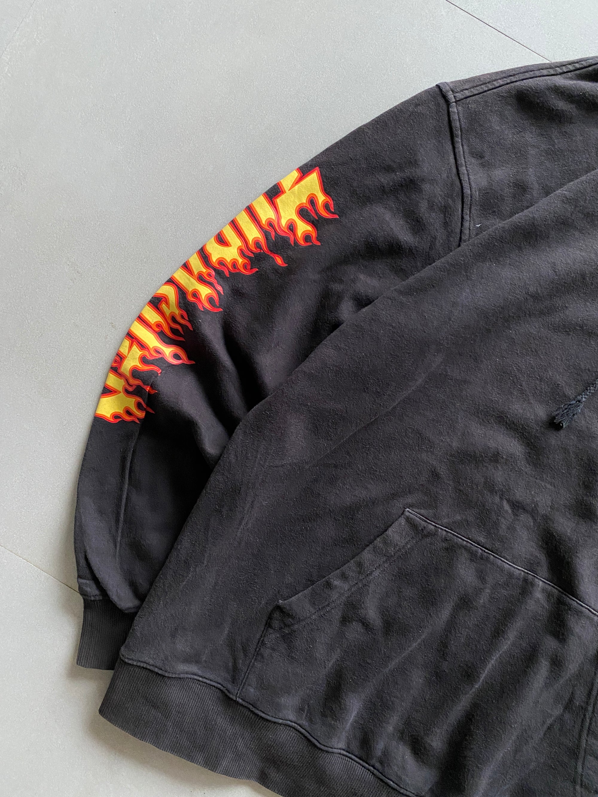 THRASHER MAGAZINE SPELL OUT HOODIE - L