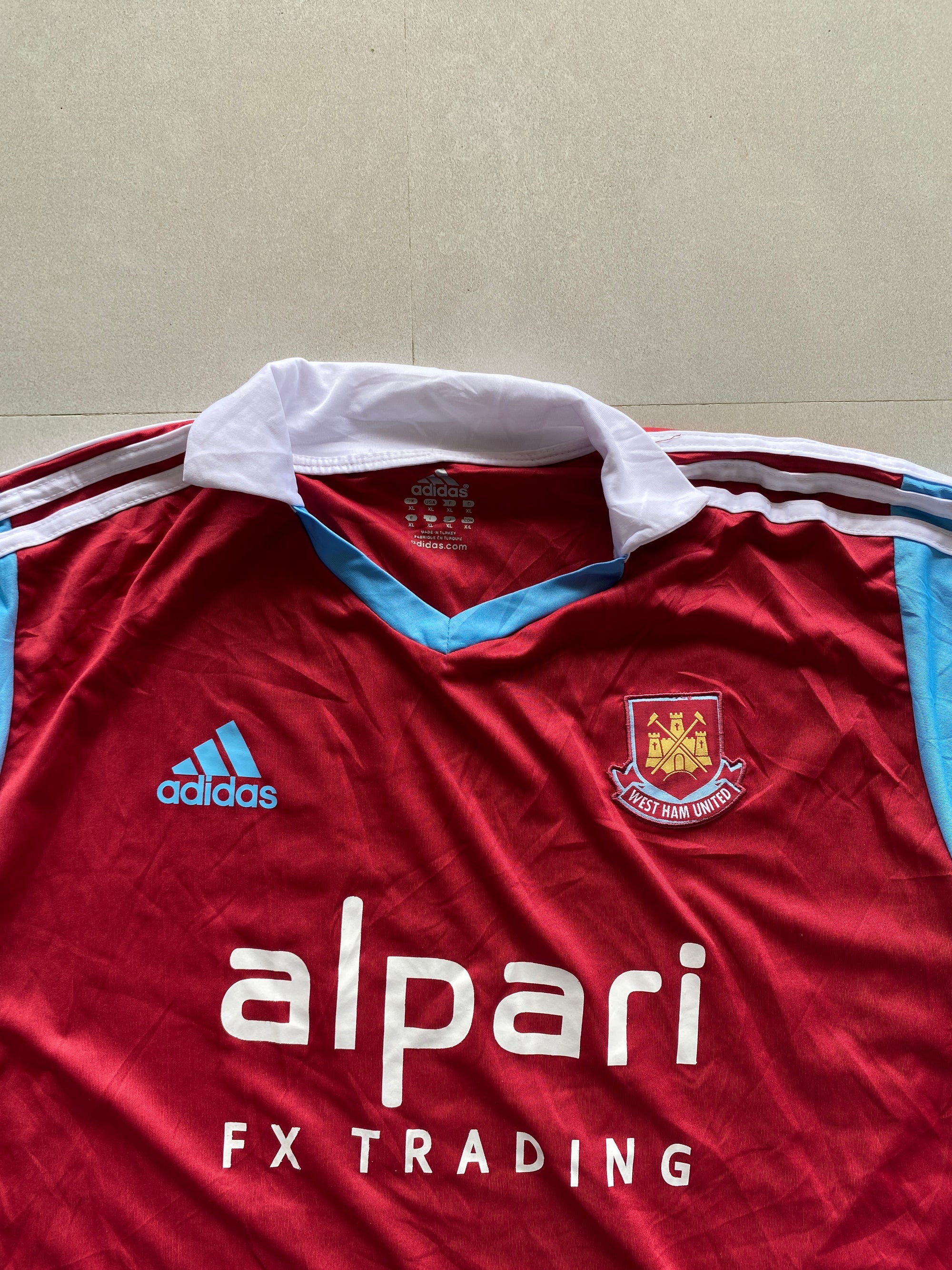 2013 ADIDAS WEST-HAM UNITED JERSEY - XL