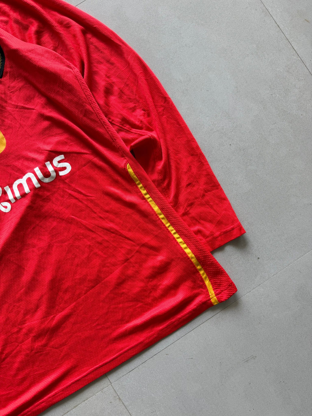 2002 NIKE BELGIUM PLAYER ISSUE JERSEY - M - Aged Arc