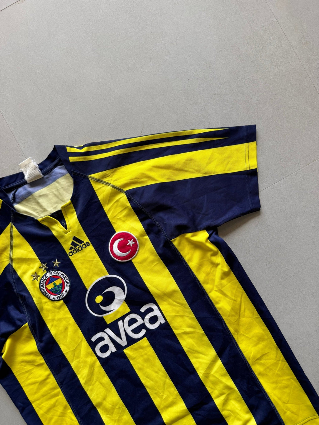 2004 ADIDAS FENERBACHE JERSEY - XL - Aged Arc