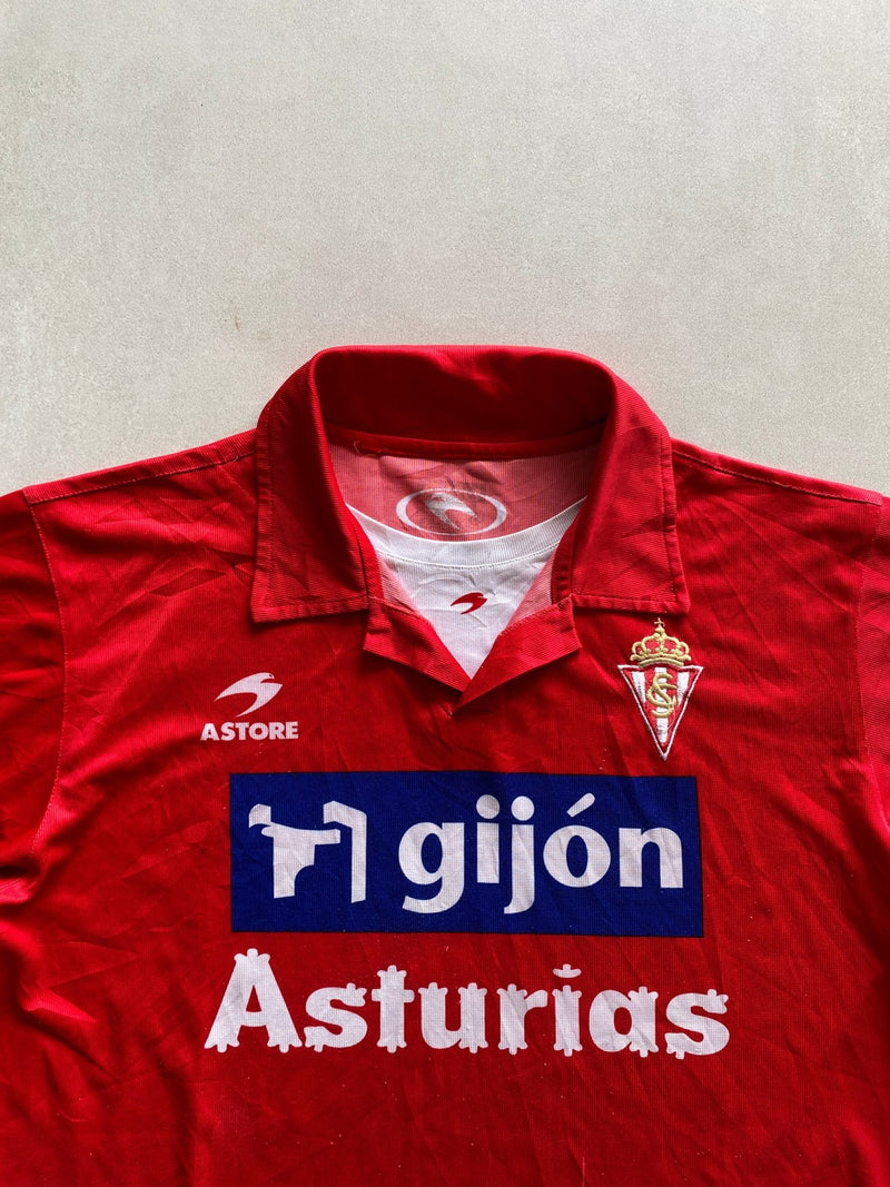 2008 ASTORE SPORTING DE GIJON JERSEY - M - Aged Arc