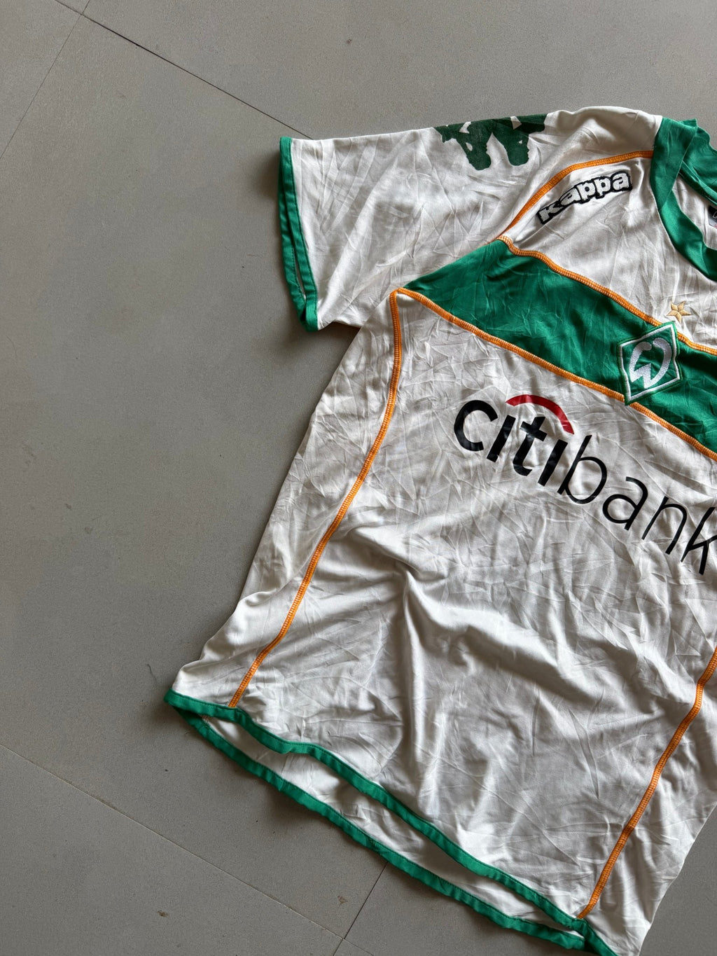2008 KAPPA WERDER BREMEN JERSEY - XS - Aged Arc