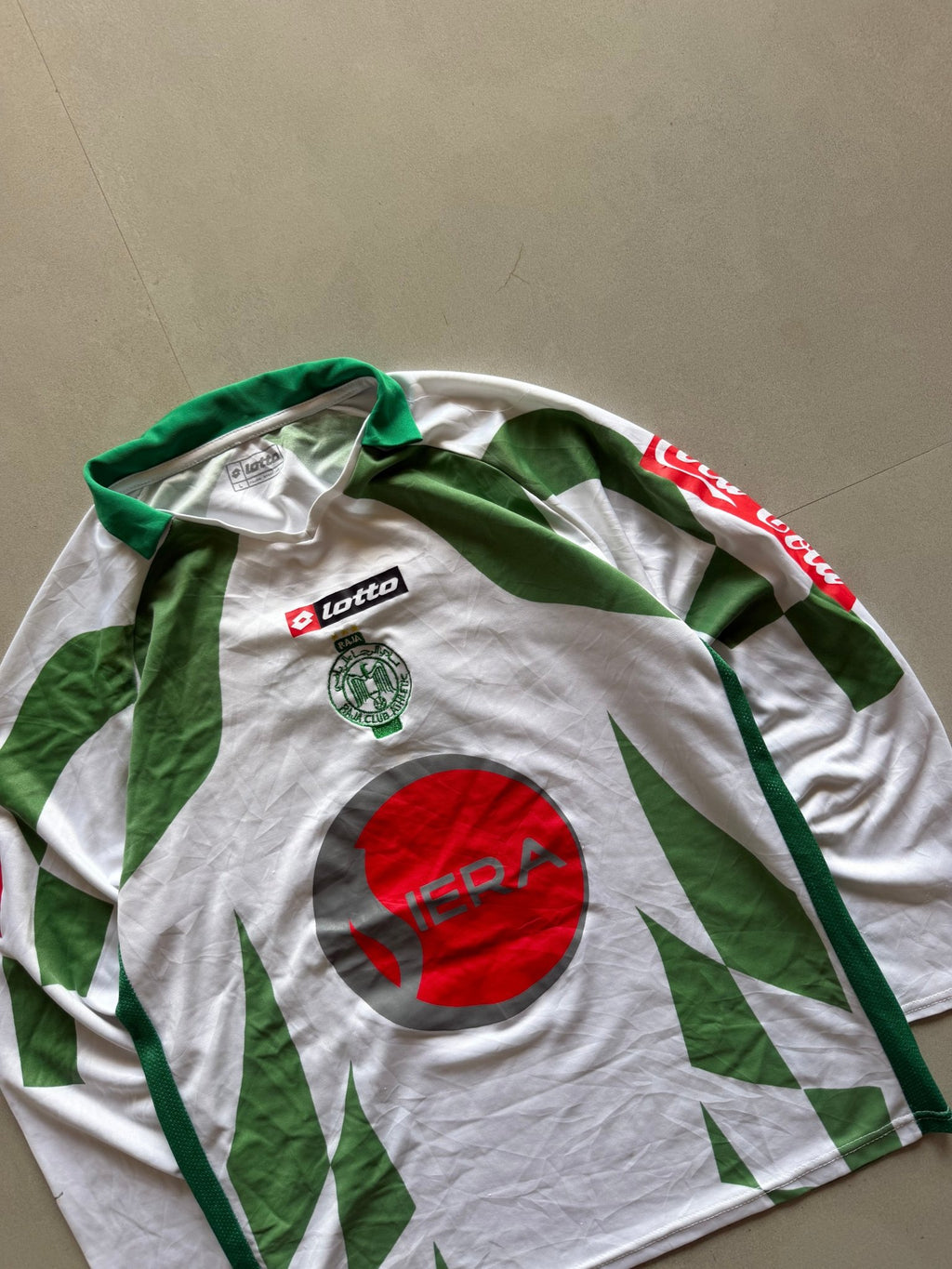 2008 LOTTO RAJA CLUB ATHLETICS JERSEY - M - Aged Arc