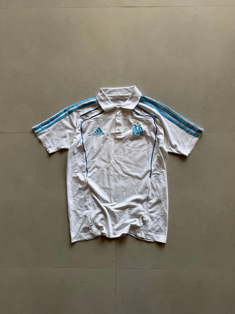 2010 ADIDAS OLIMPIQUE MARSEILLE JERSEY - M - Aged Arc