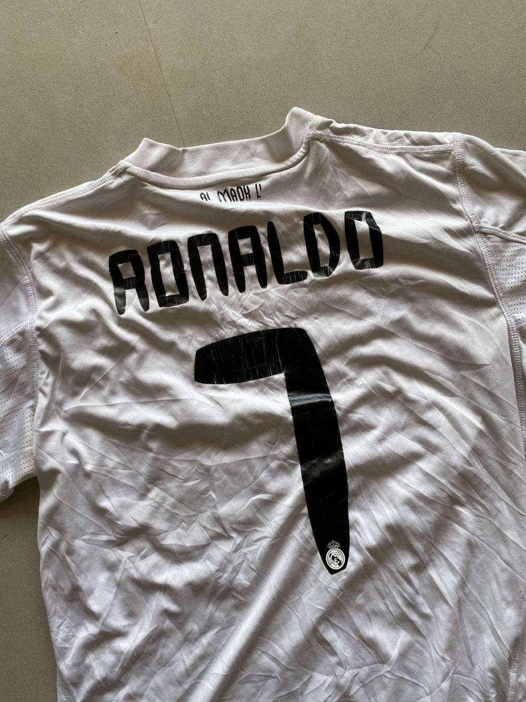 2010 ADIDAS RONALDO (7) JERSEY - S - Aged Arc