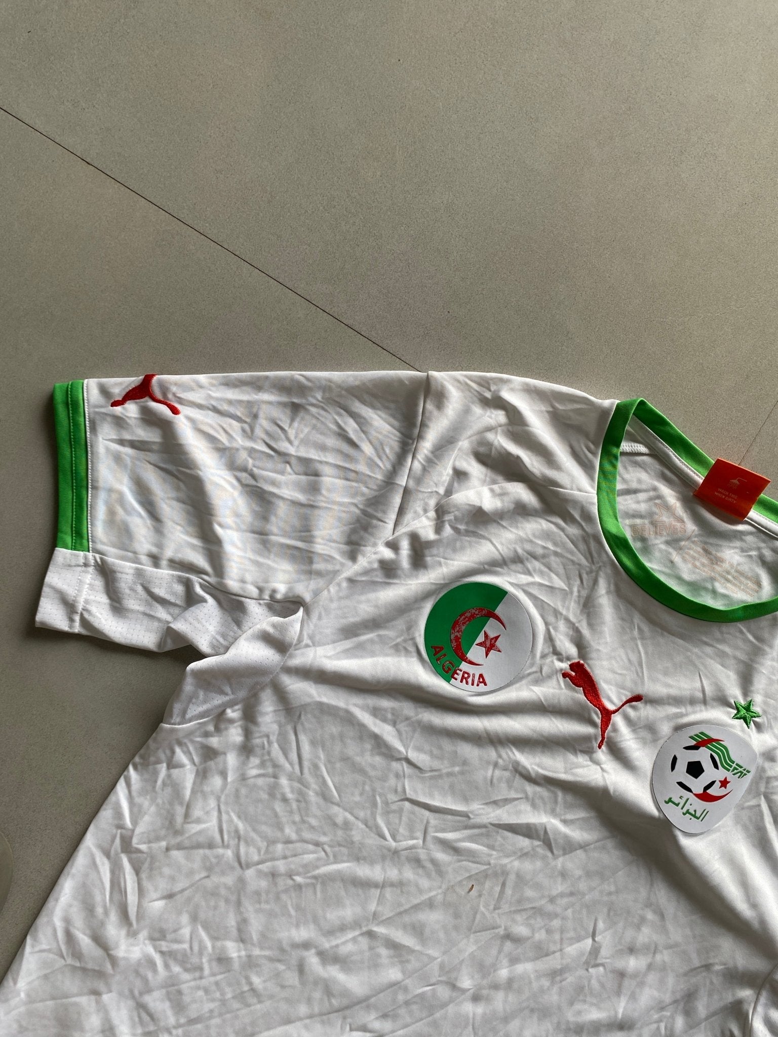 2014 PUMA ALGERIA JERSEY - S - Aged Arc