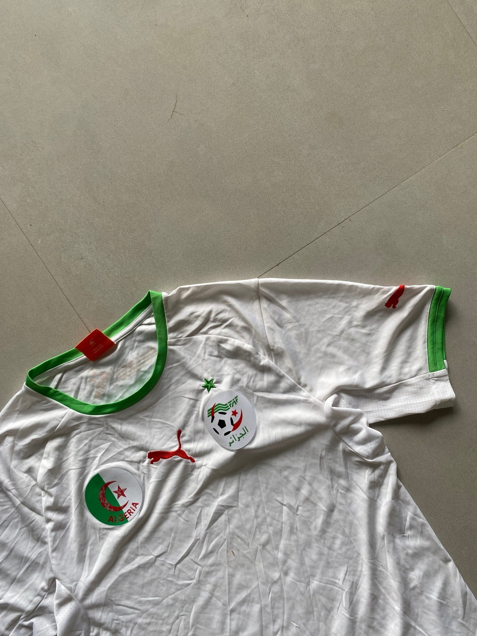 2014 PUMA ALGERIA JERSEY - S - Aged Arc