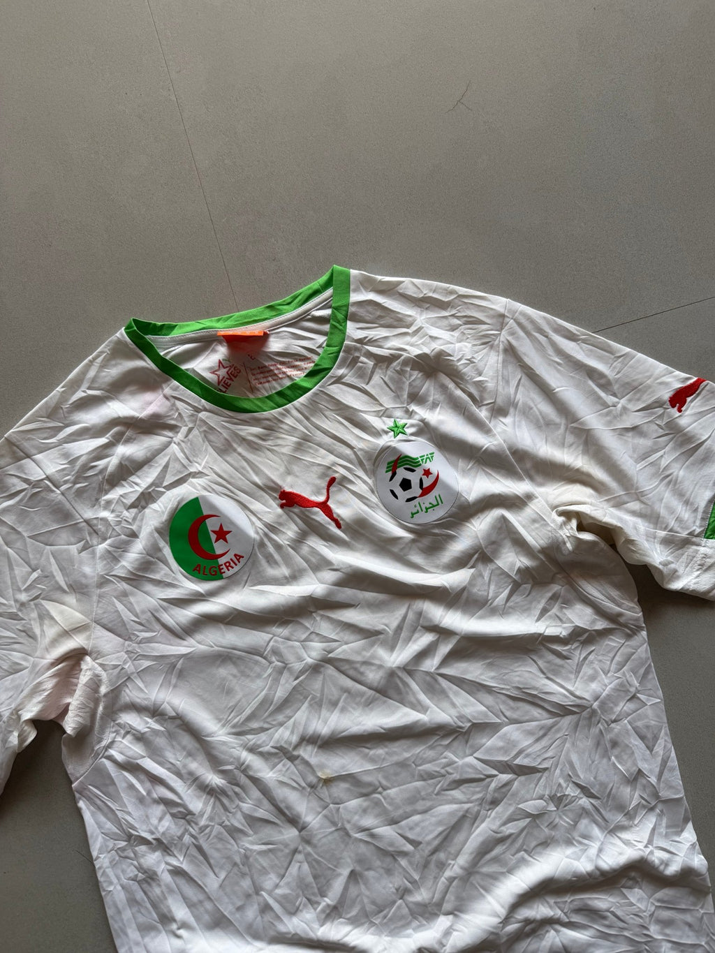 2014 PUMA ALGERIA JERSEY - S - Aged Arc