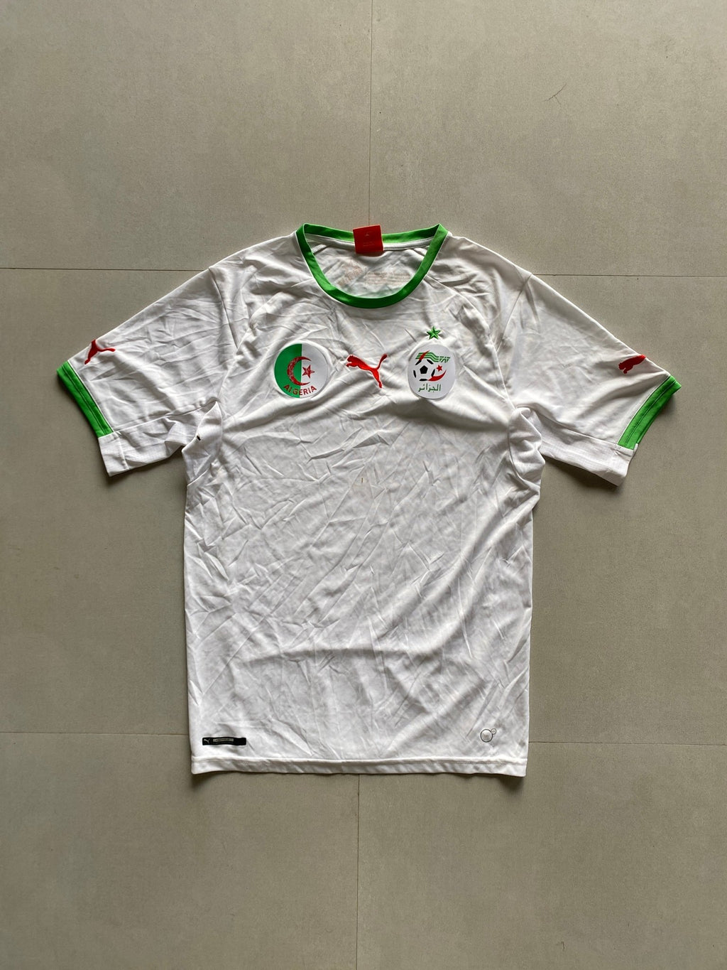 2014 PUMA ALGERIA JERSEY - S - Aged Arc