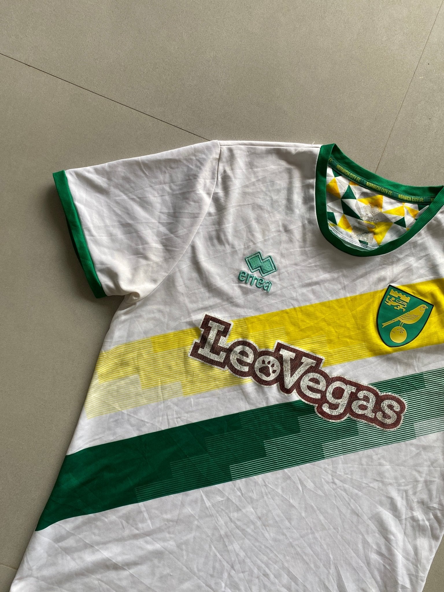 2018 ERREA NORWICH JERSEY - M - Aged Arc