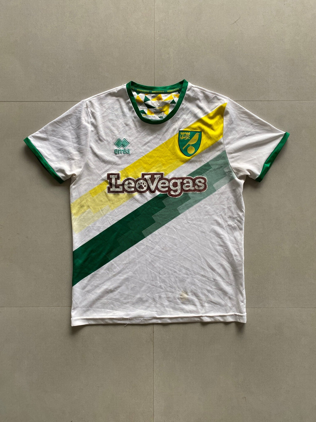 2018 ERREA NORWICH JERSEY - M - Aged Arc