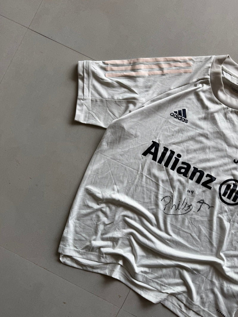 2021 ADIDAS JUVENTUS SIGNED TRAINING JERSEY - XL - Aged Arc