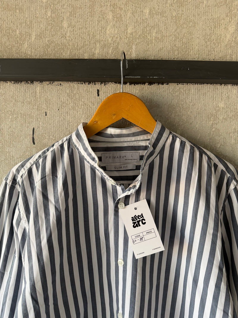 PRIMARK STRIPED SHIRT - L ST88
