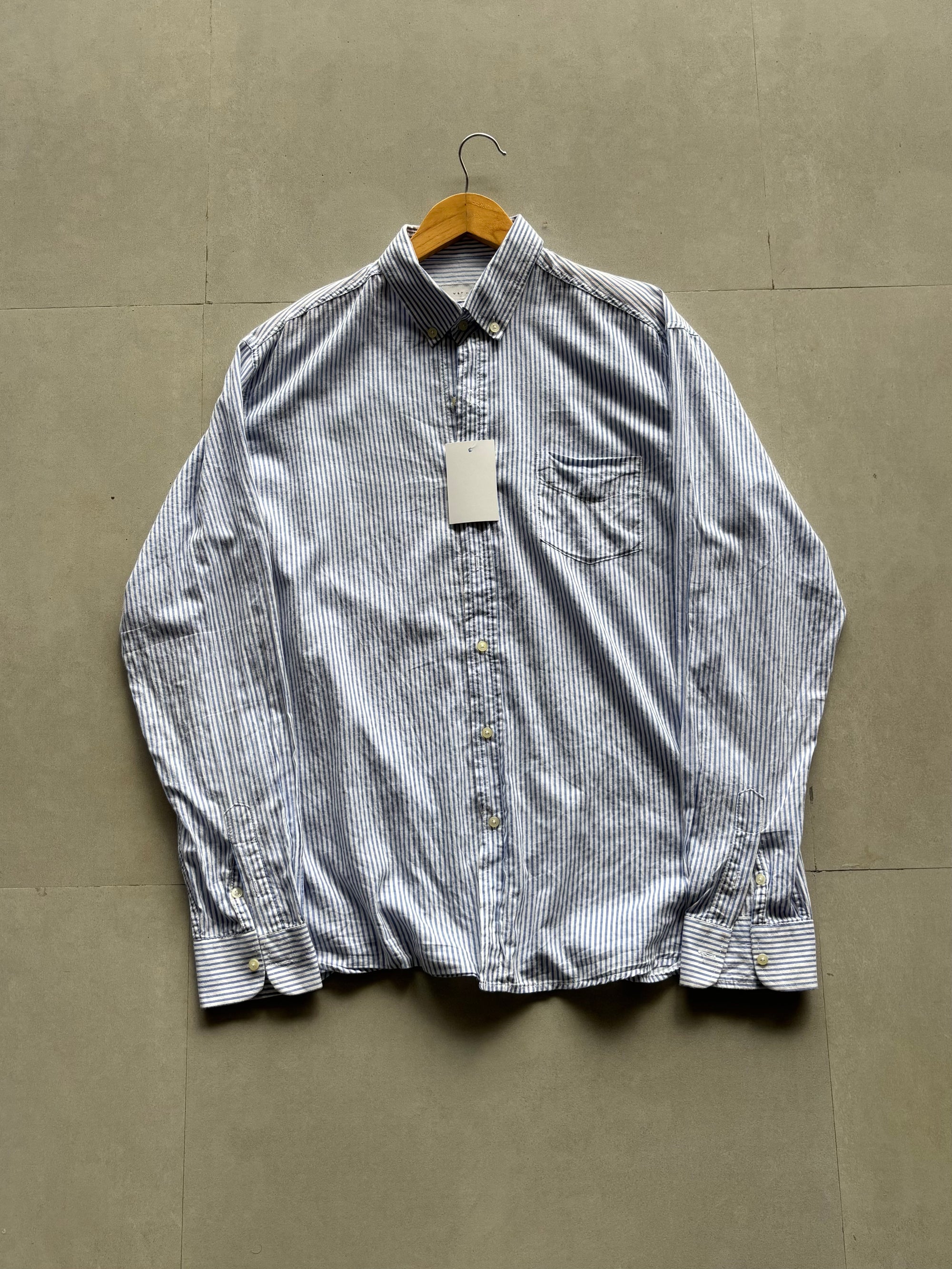 W&P FORMAL STRIPED SHIRT - M