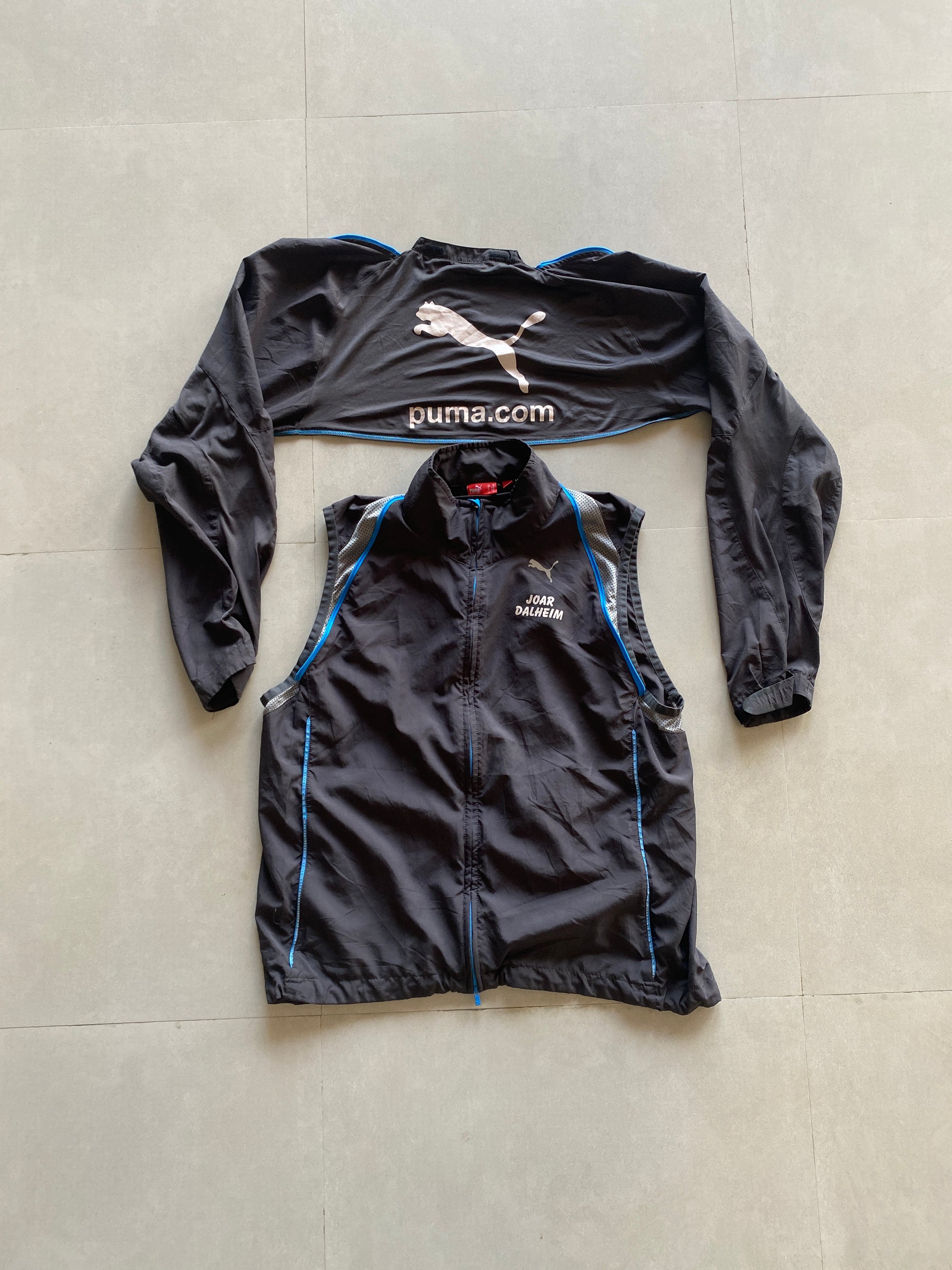 VINTAGE PUMA CONVERTIBLE JACKET/VEST - XL