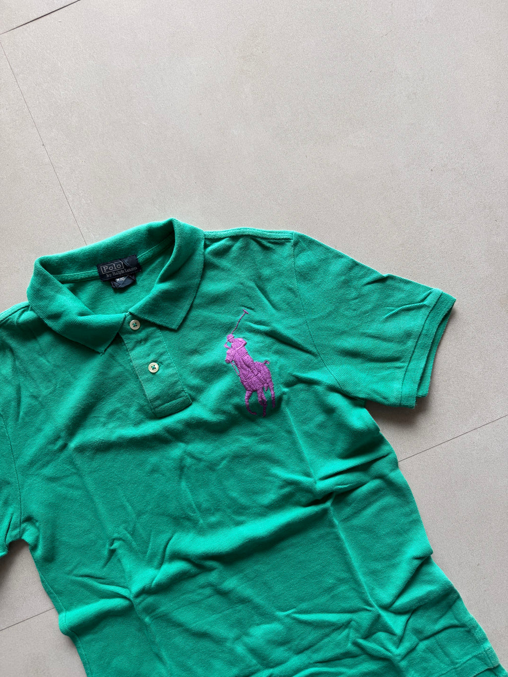 RALPH LAUREN BIG PONY POLO TEE - XXS