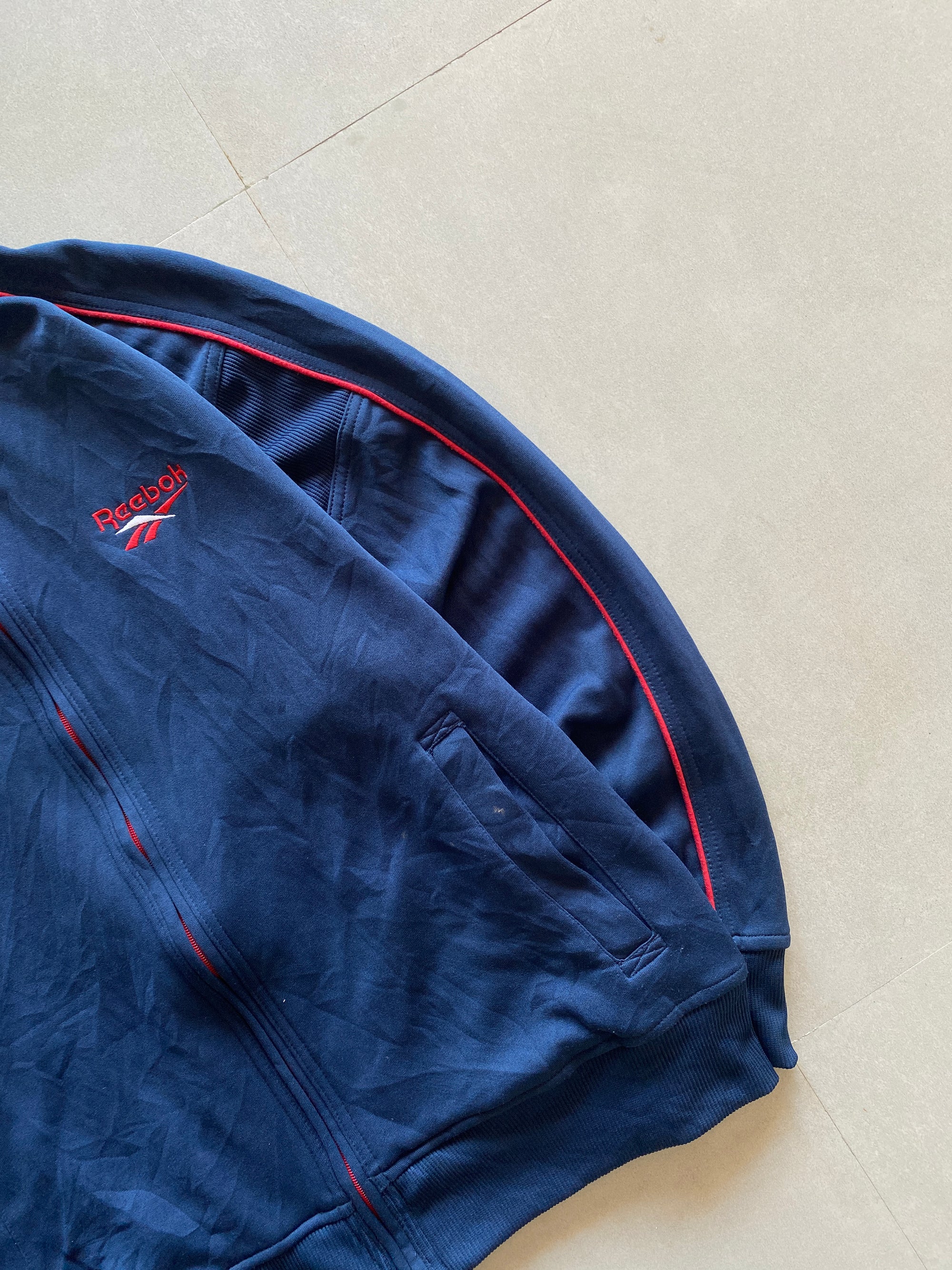 90s REEBOK BOMBER JACKET - L