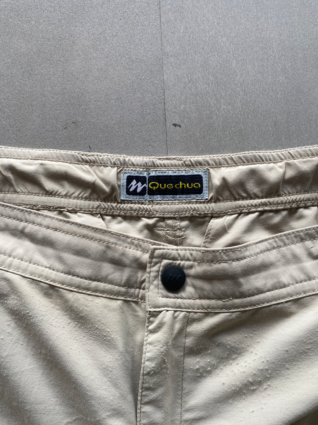 QUECHUA CONVERTIBLE OUTDOOR PANT - L