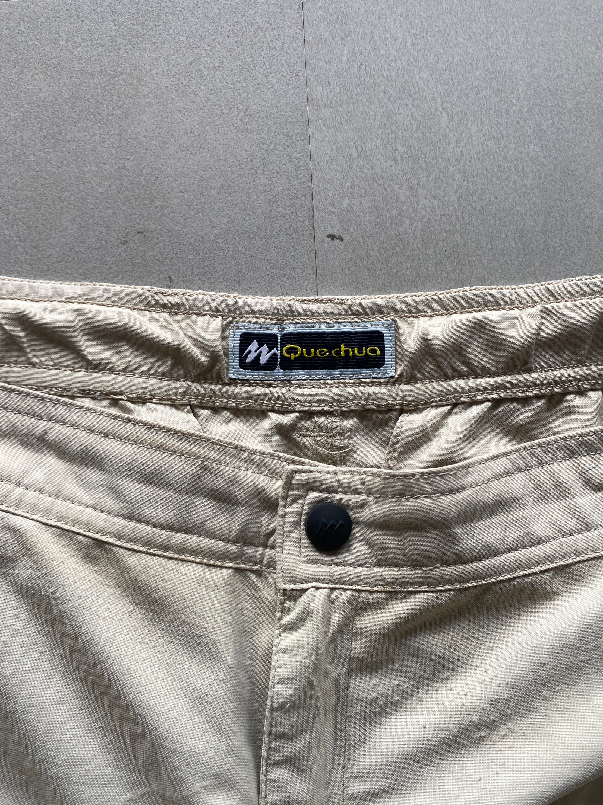 QUECHUA CONVERTIBLE OUTDOOR PANT - L