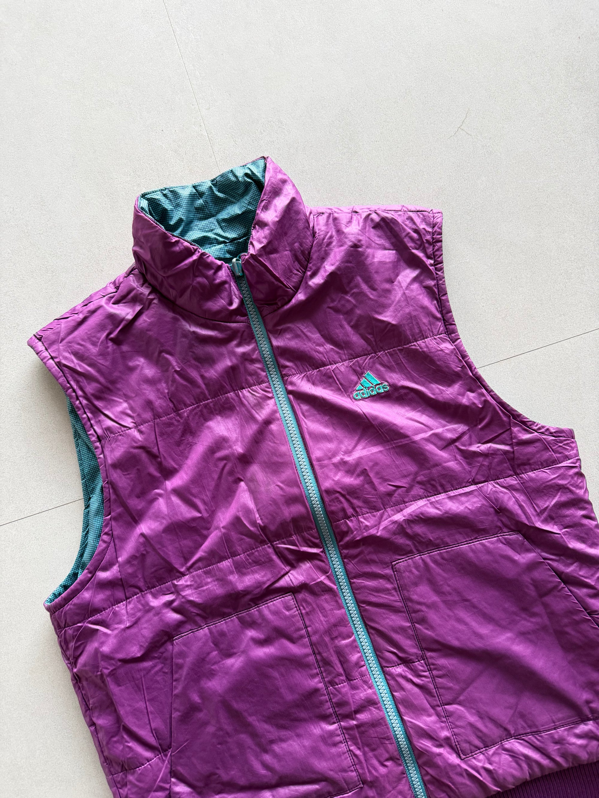REVERSIBLE SLEEVLES VEST - S
