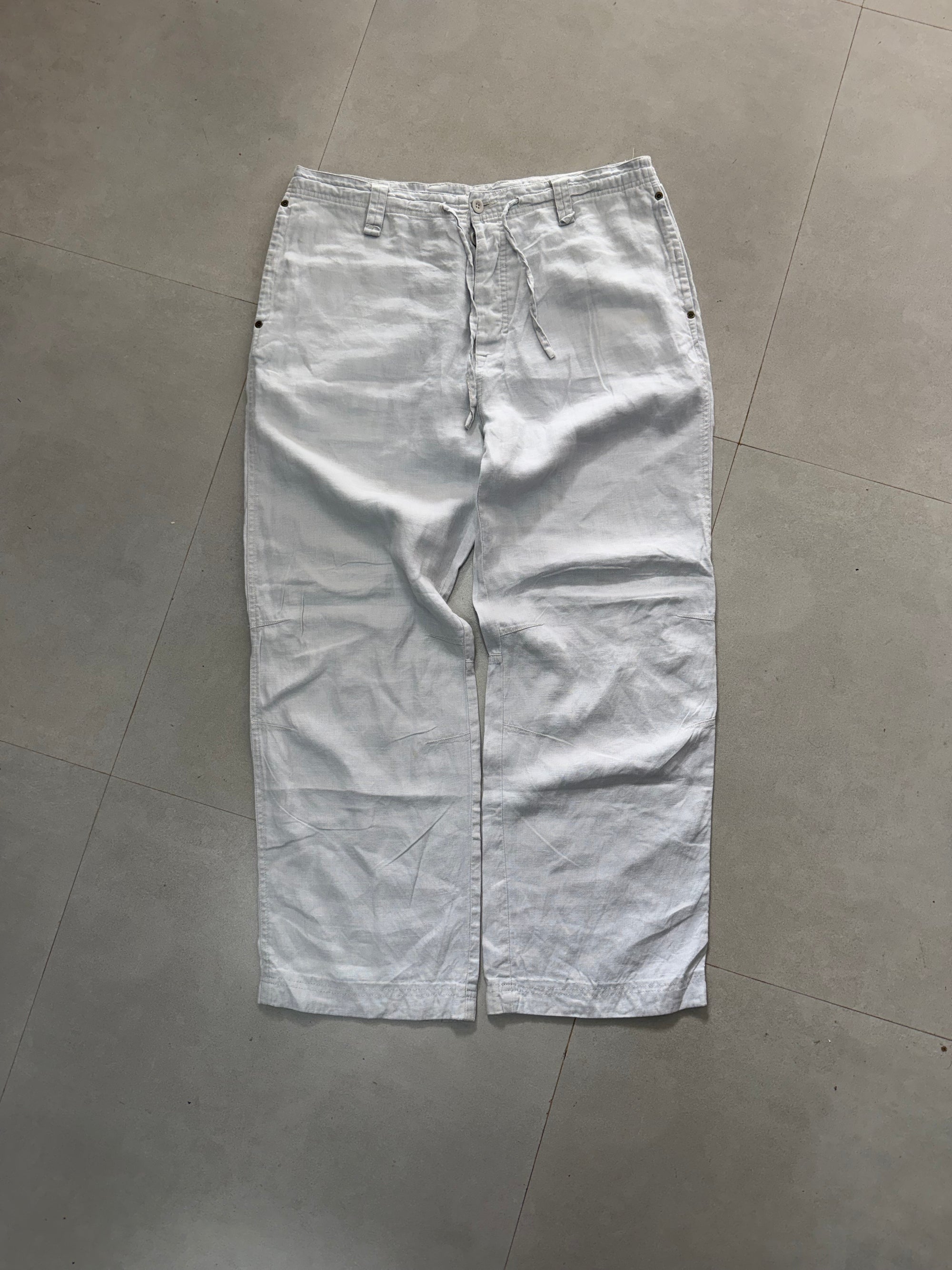 WIDE LEG LINEN PANT LNP46 - L