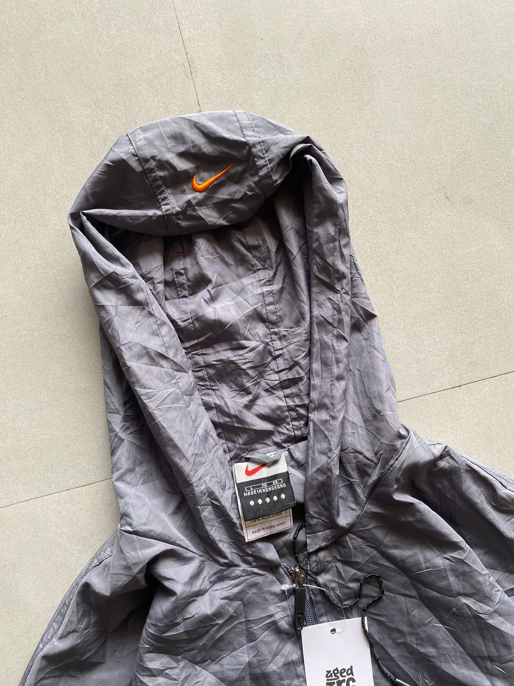 90s NIKE QUARTER ZIP JACKET - L