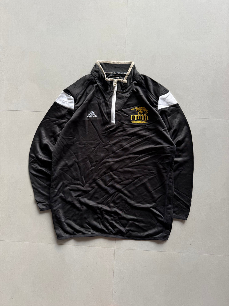 ADIDAD QUARTER ZIP JACKET - M