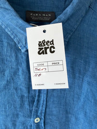 ZARA LINEN SHIRT SLN110 - M