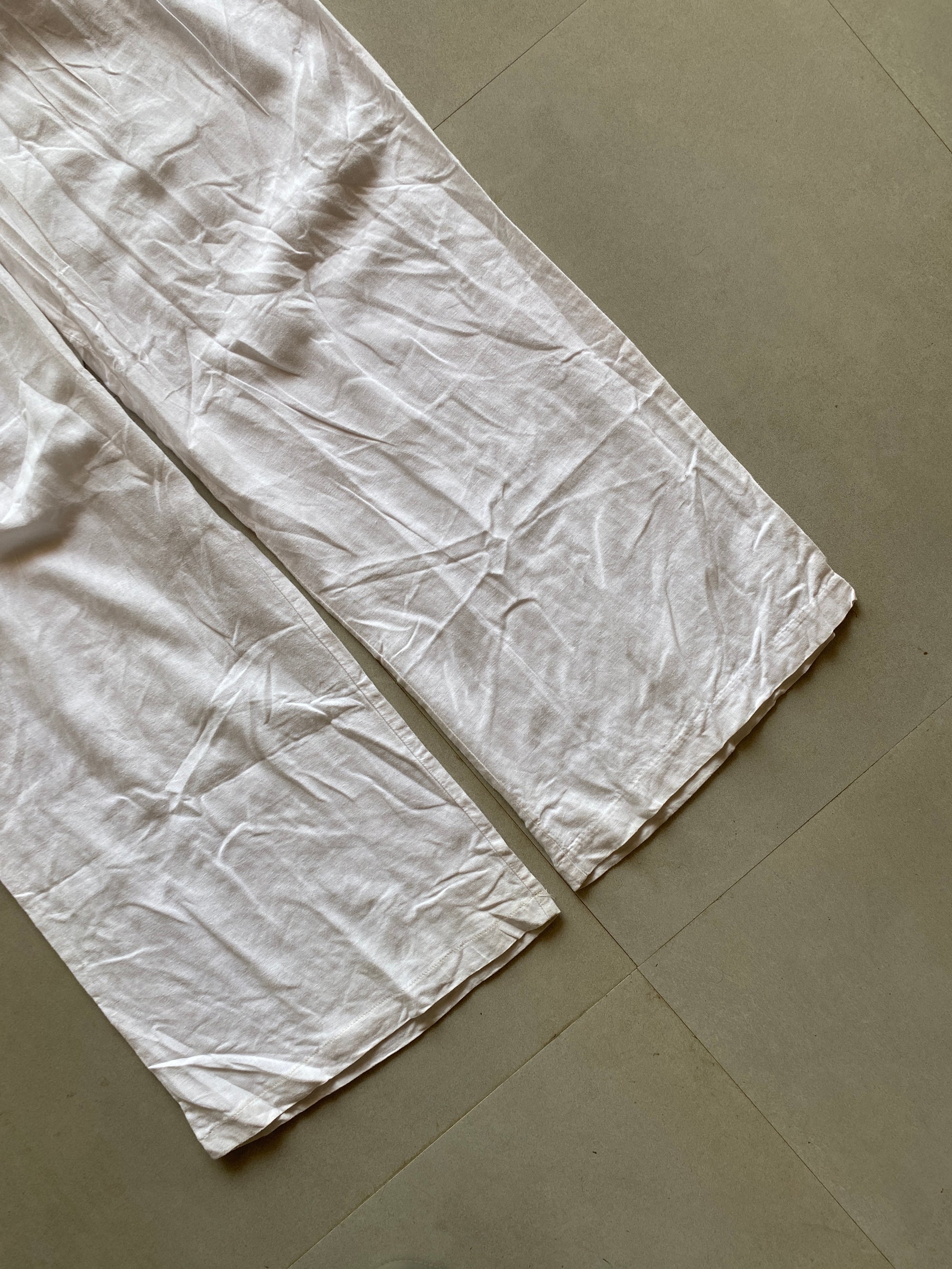 BAGGY LINEN PANT - M