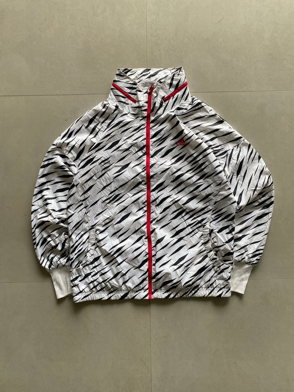 ADIDAS PRINTED JACKET - L
