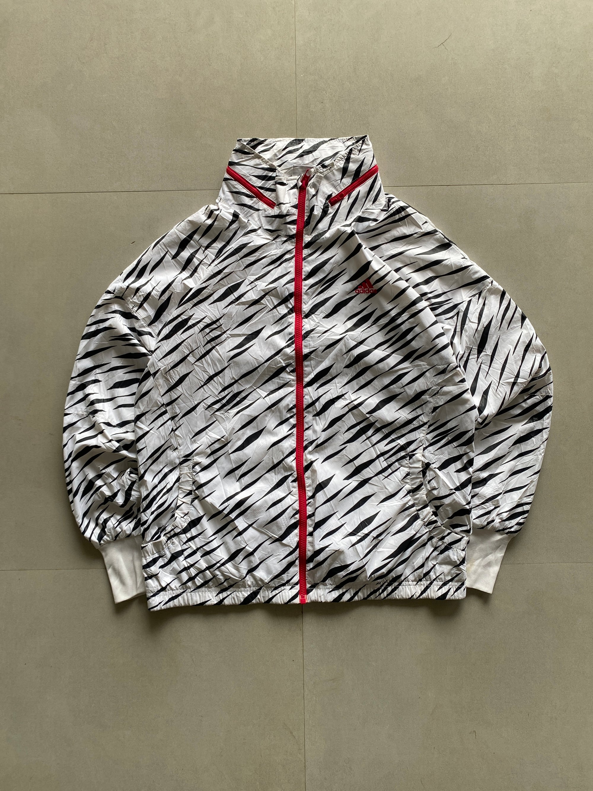 ADIDAS PRINTED JACKET - L