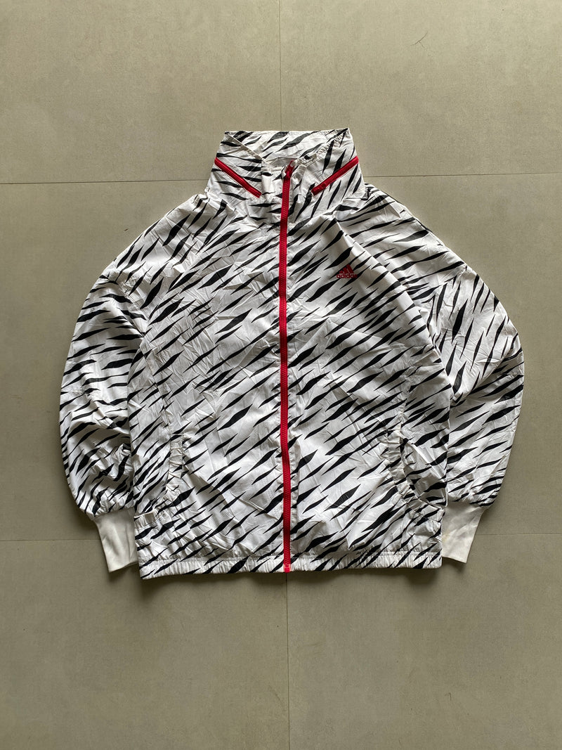 ADIDAS PRINTED JACKET - L