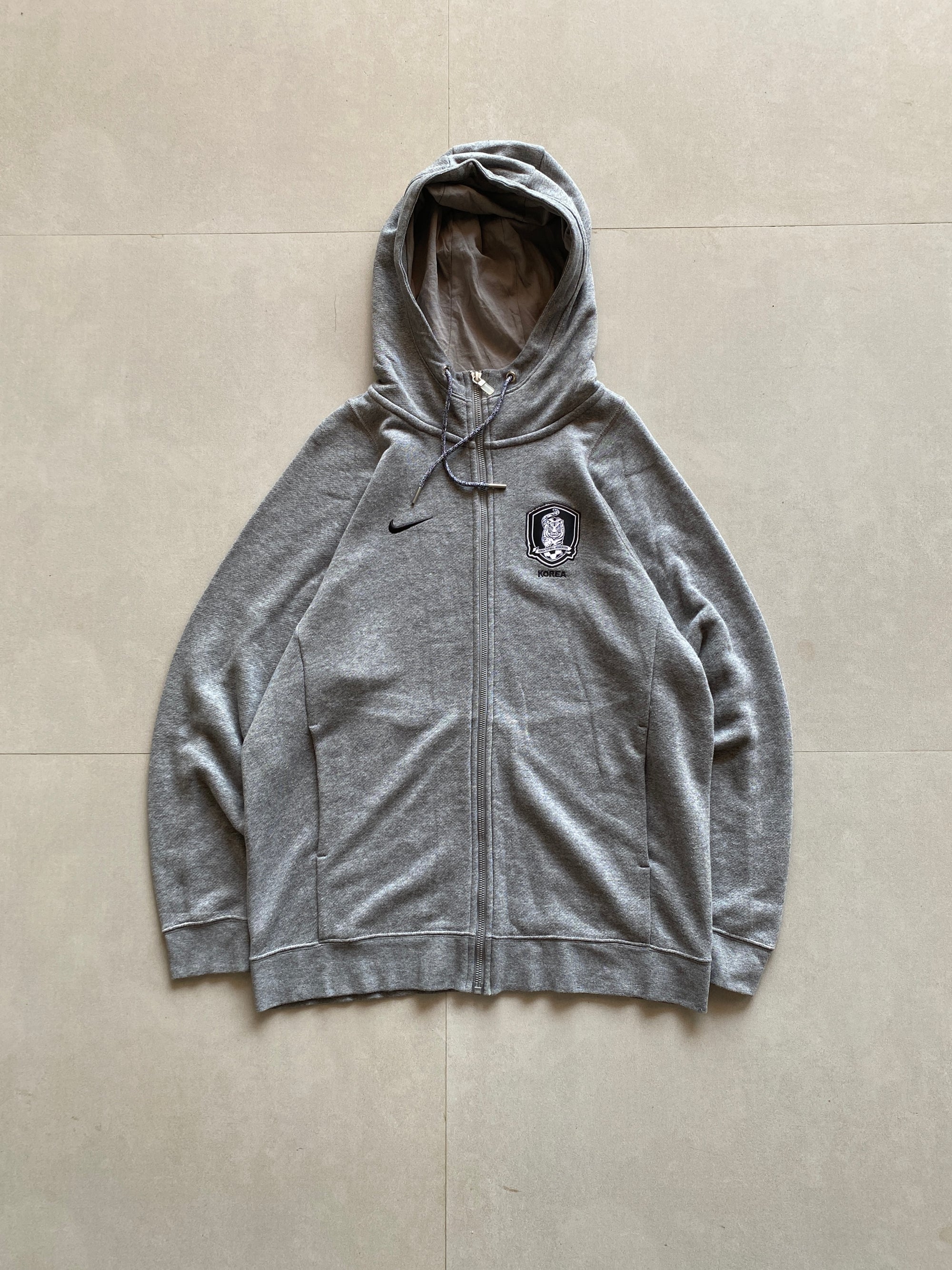 NIKE KOREA ZIPPER HOODIE - L