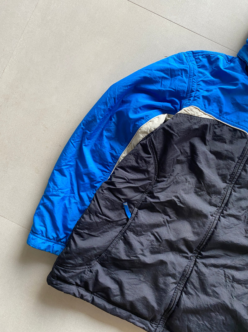 00S NIKE SPELL OUT REVERSIBLE HEAVY JACKET - L