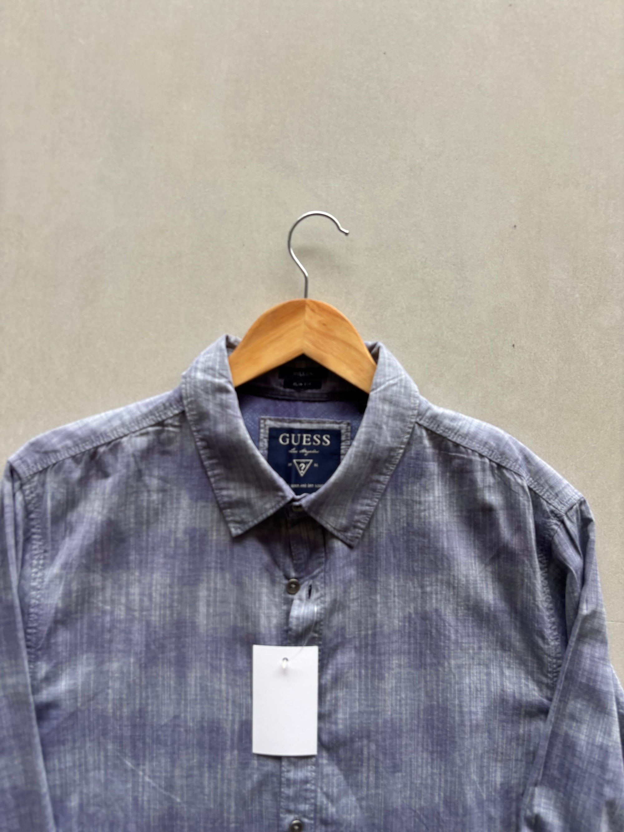 GUESS PURE LINEN SHIRT - L