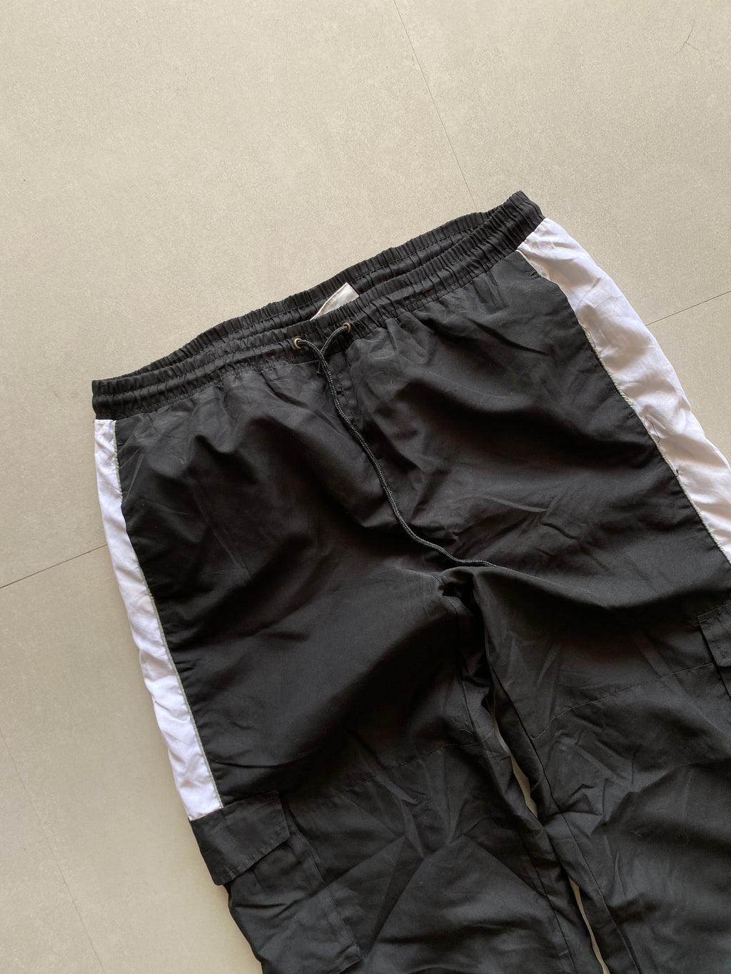 VINTAGE BAGGY TRACK PANT - L