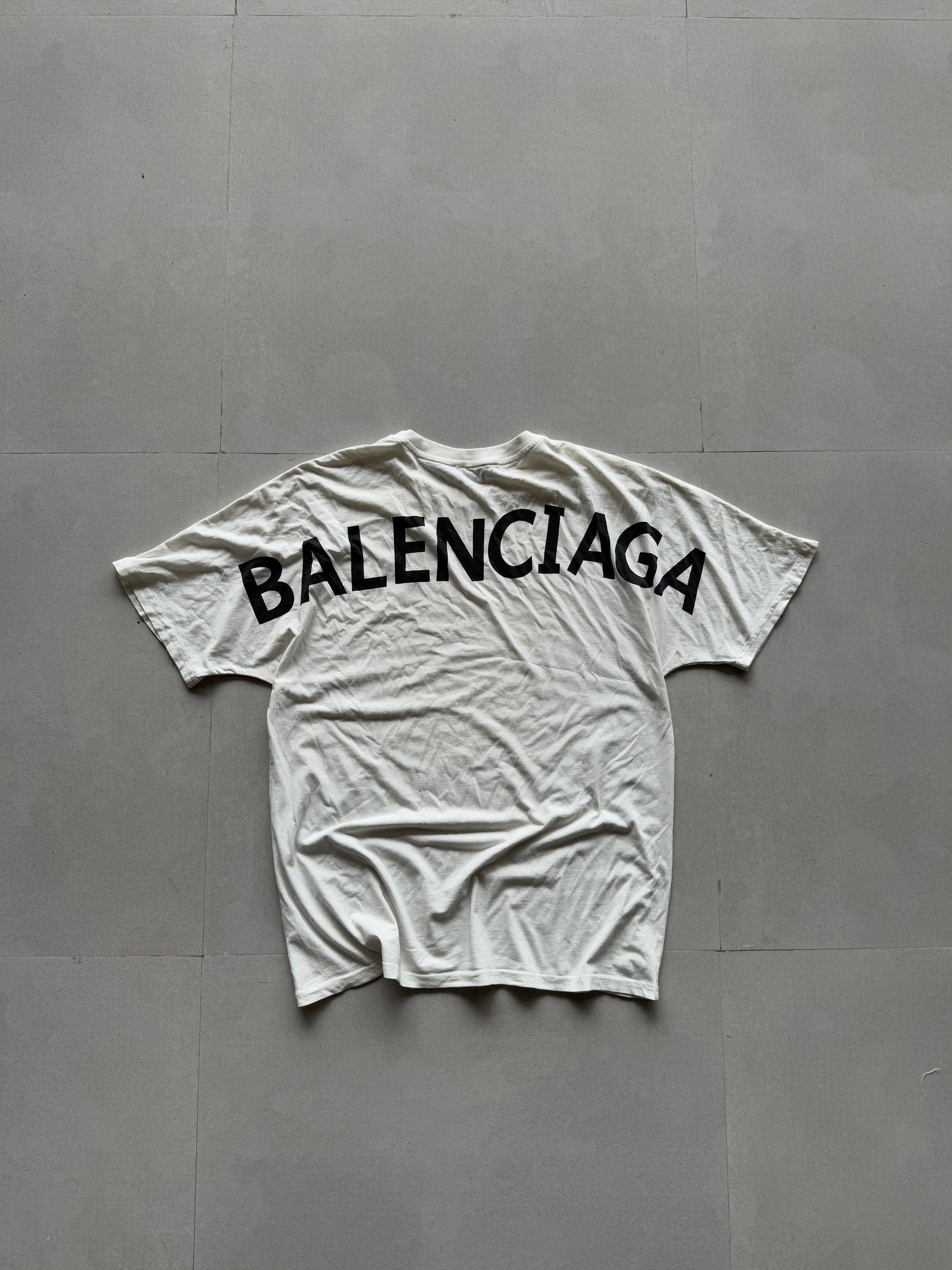 BALANCIAGA SPELL OUT TEE - M