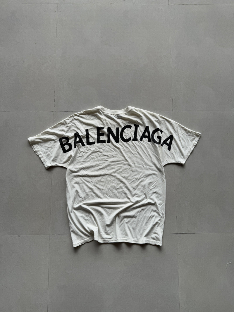 BALANCIAGA SPELL OUT TEE - M