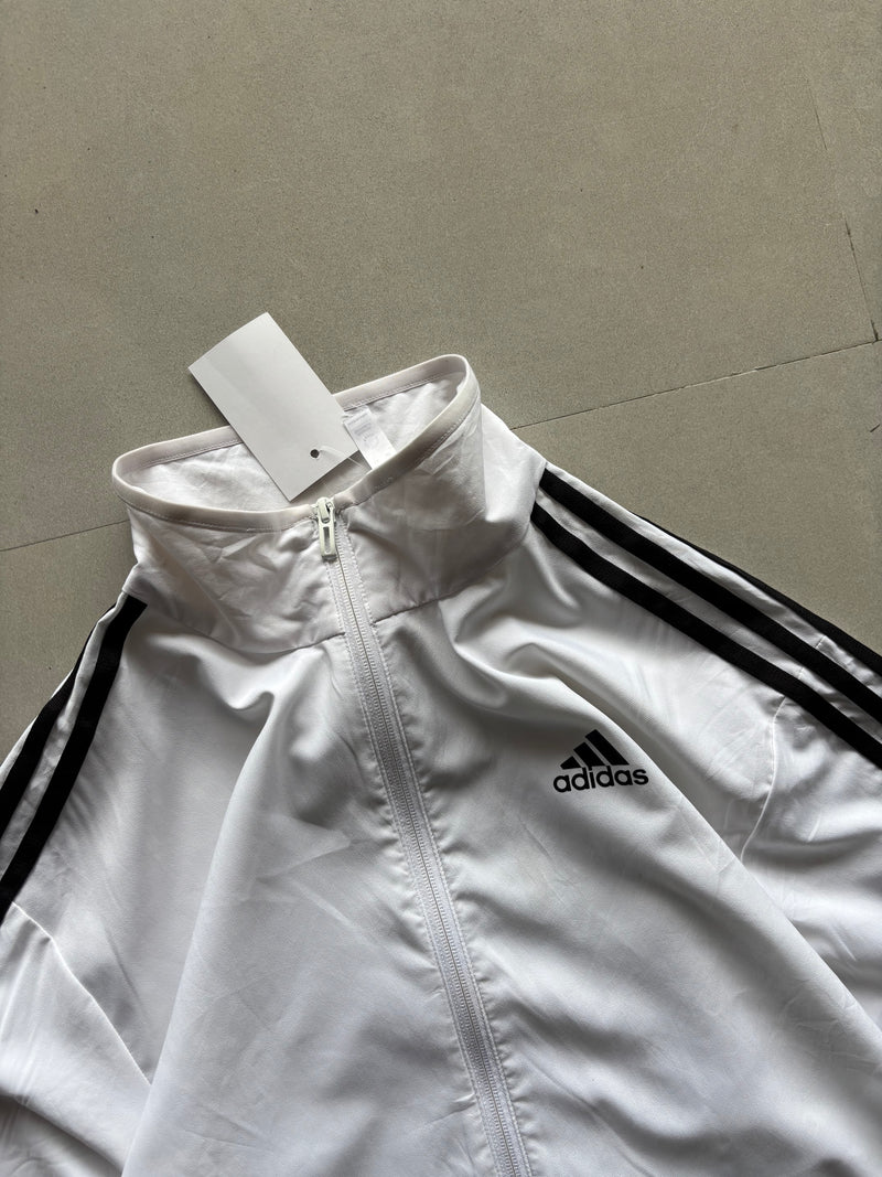 VINTAGE ADIDAS STRIPED JACKET - L