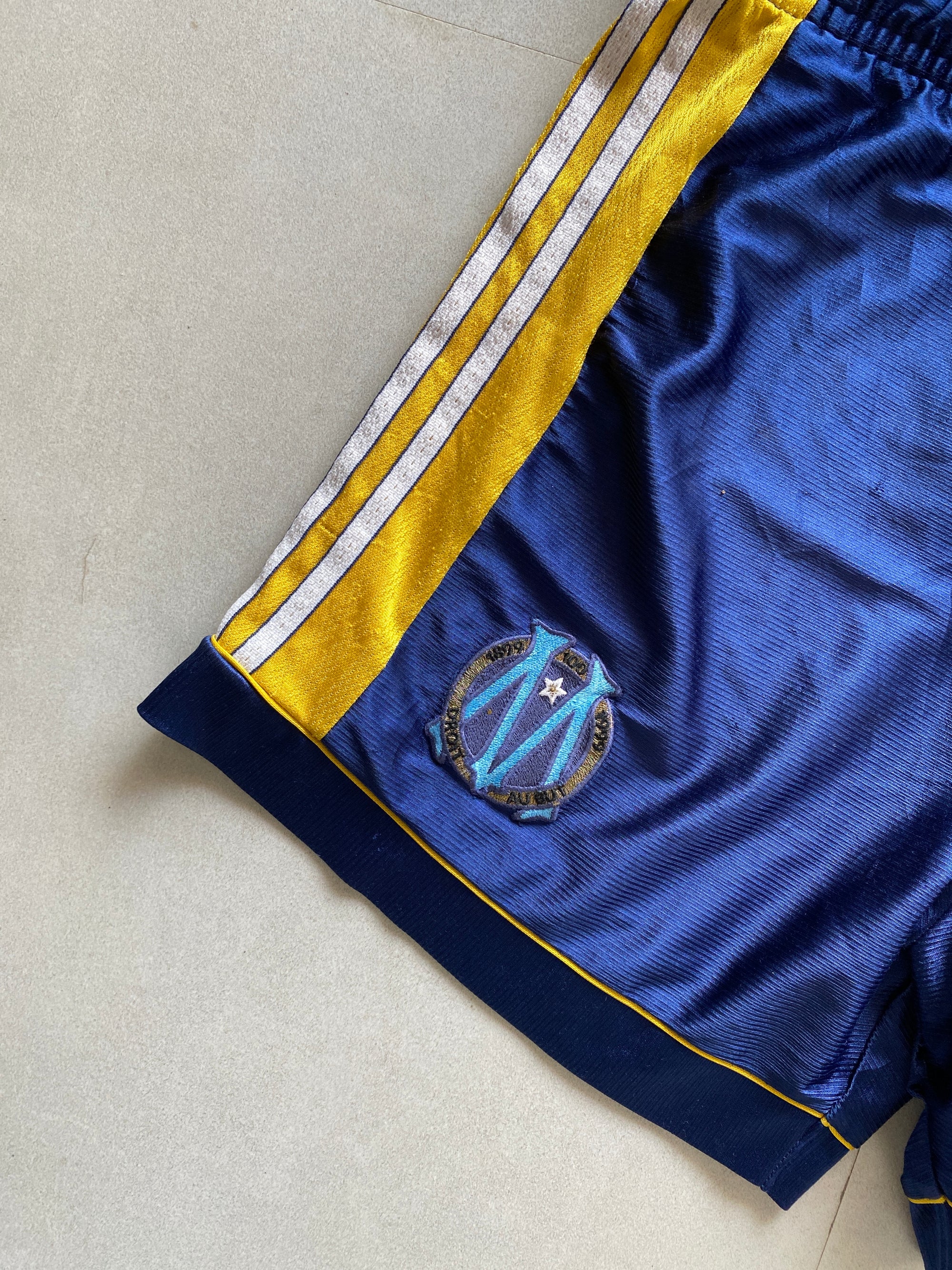 1998 ADIDAS OLIMPIQUE MARSELLIE SHORTS - L