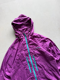 COLUMBIA HOODED HIKING JACKET - M