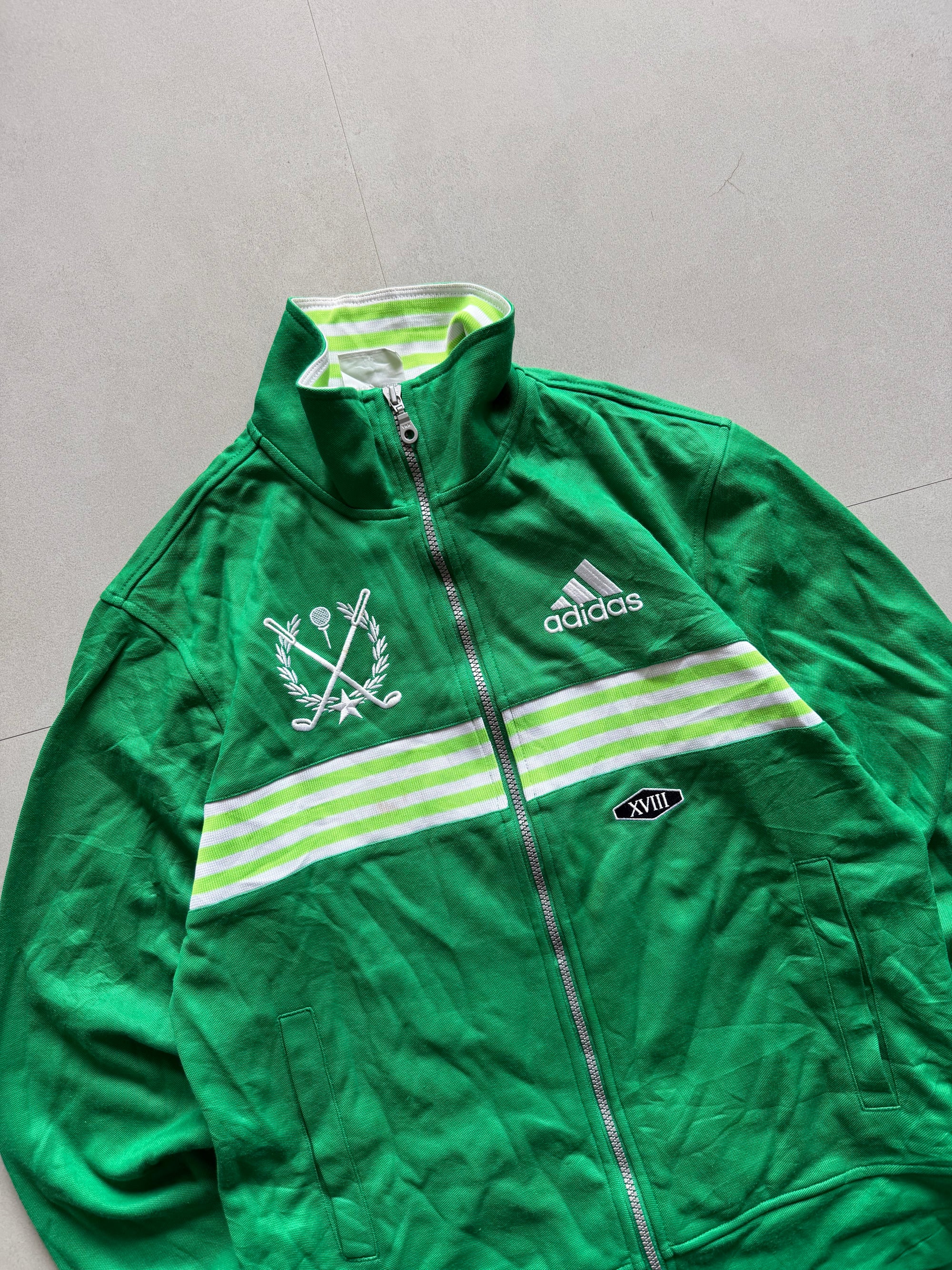 ADIDAS STRIPED JACKET - M