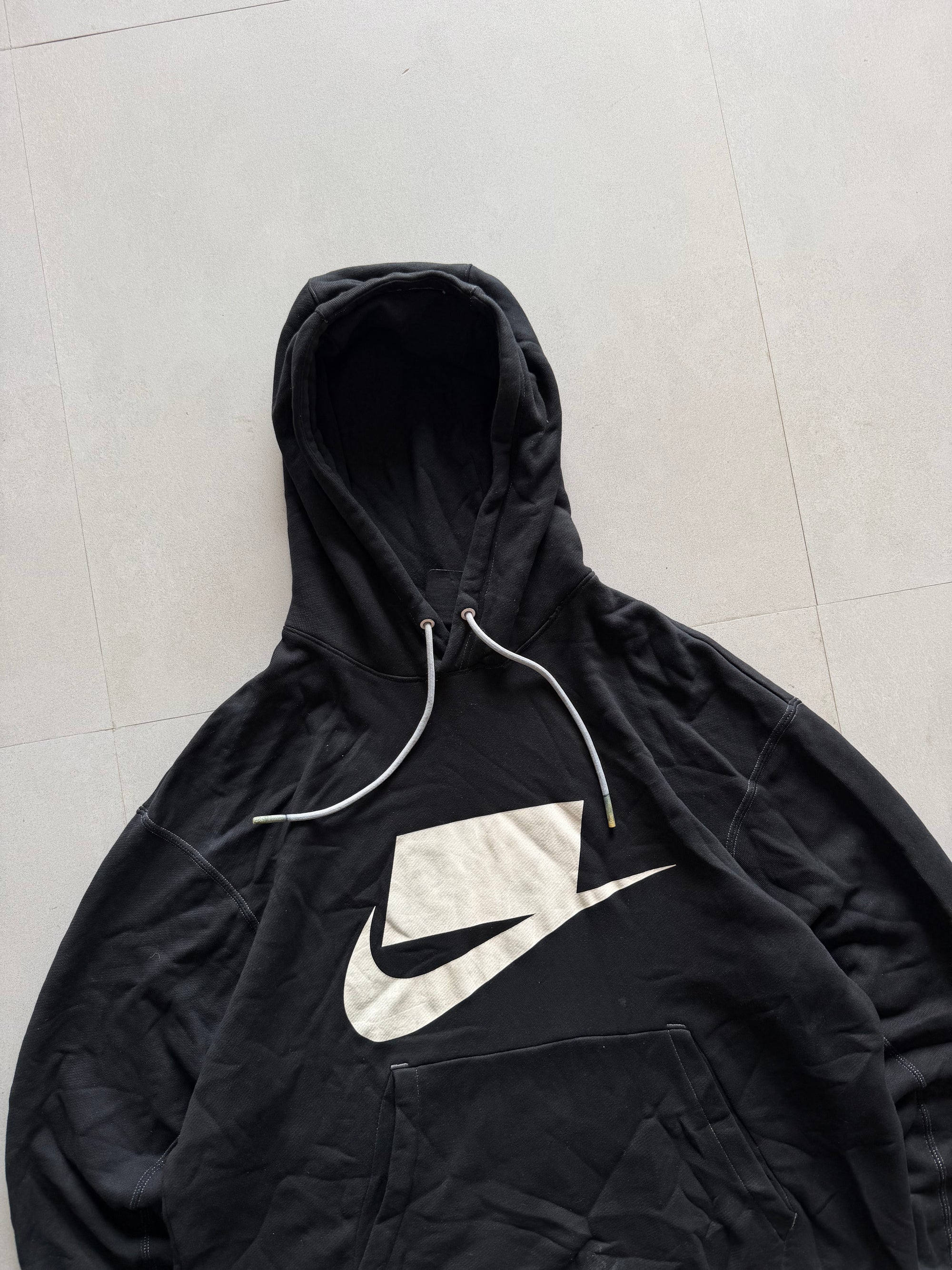 NIKE NOT A SAMPLE BIG LOGO HOODIE - L